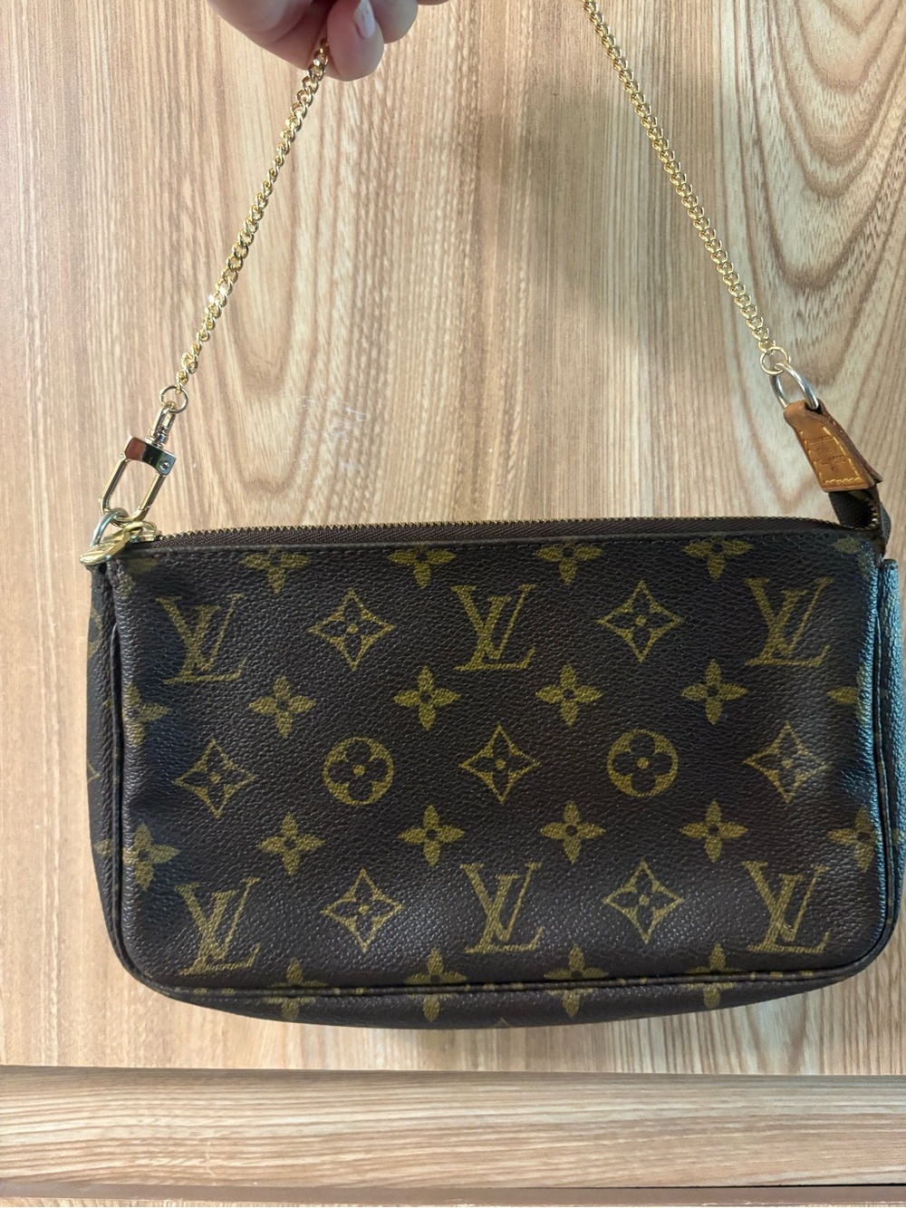 Auth LOUIS VUITTON Monogram Pochette Accessories - Picture 2 of 12